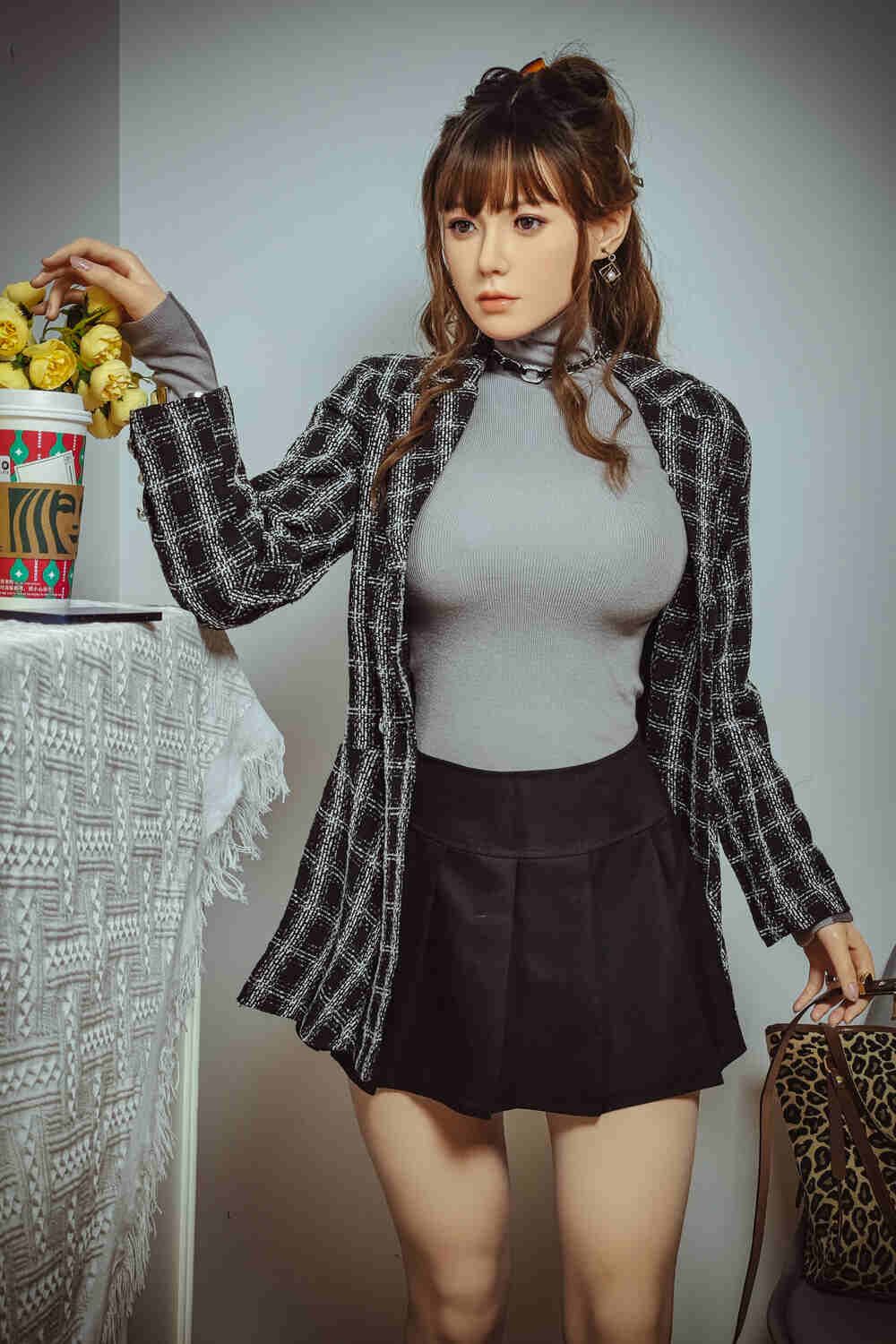 GY 170cm/5ft7 F-cup Hyper Realistic Silicone Sex Doll - Ruoxi at rosemarydoll