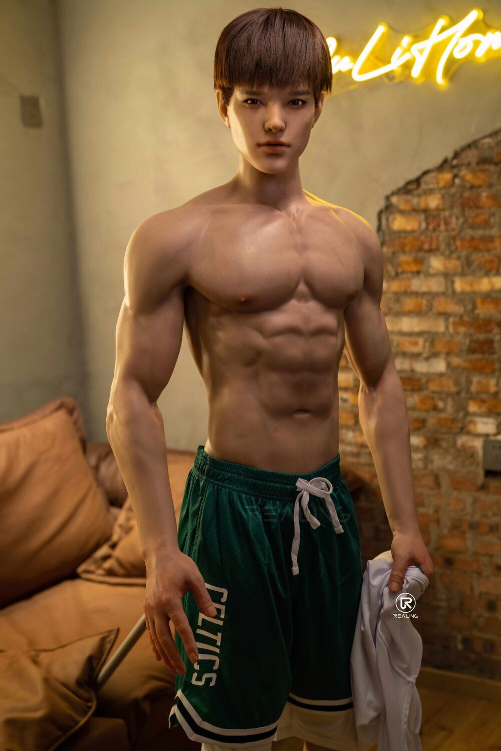 REALING 175cm/5ft9 Male Silicone Head Sex Doll – Leonardo at rosemarydoll