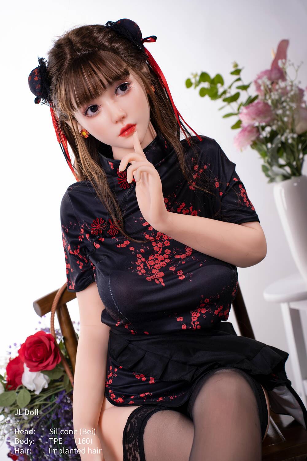 Jarliet 160cm5ft3 C-Cup Silikon Kopf Sexpuppe - Bei bei rosemarydoll
