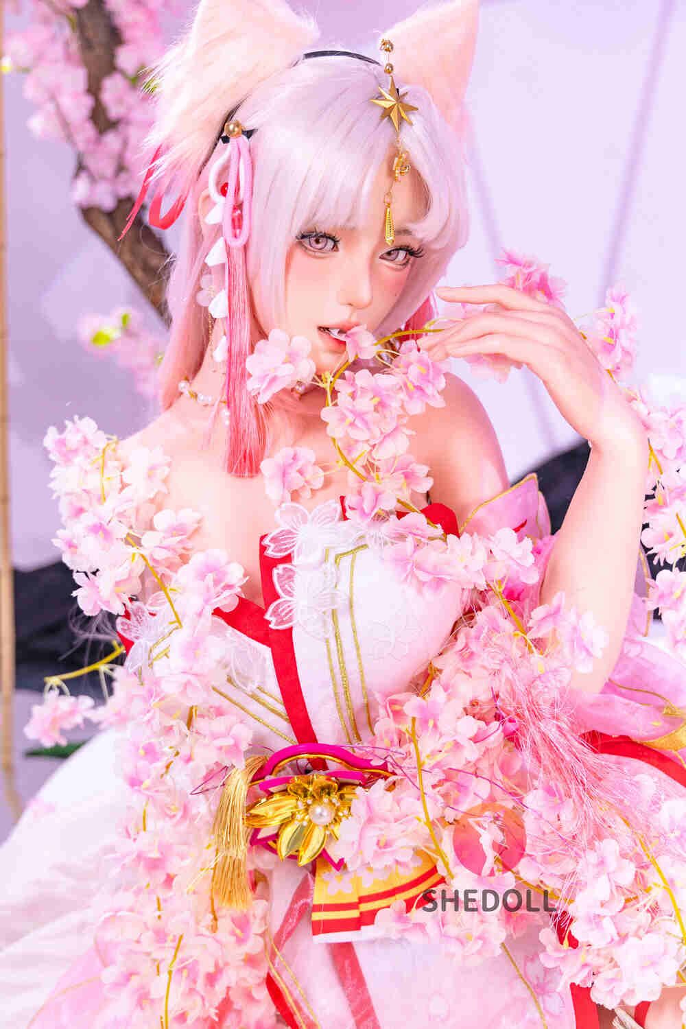 SHE 168cm5ft6 D-cup Silicone Head Sex Doll - Gu Xiaoyu at rosemarydoll