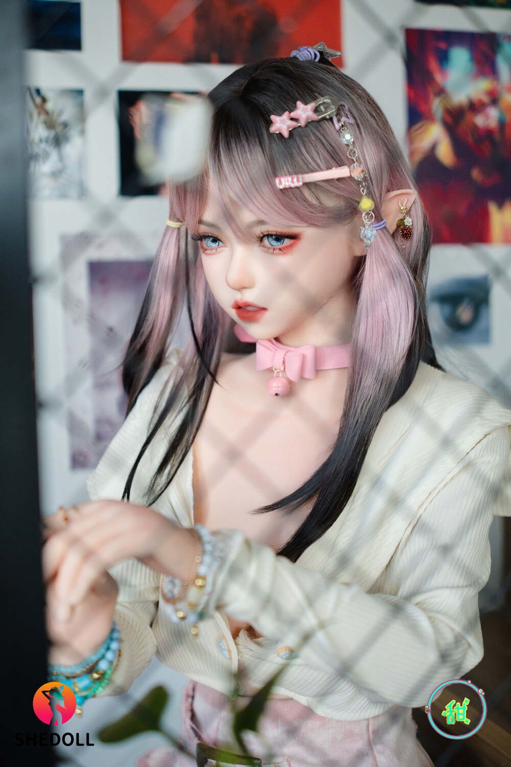 SHE 156cm5ft1 E-cup Silicona Cabeza Sex Doll - Ailin en rosemarydoll