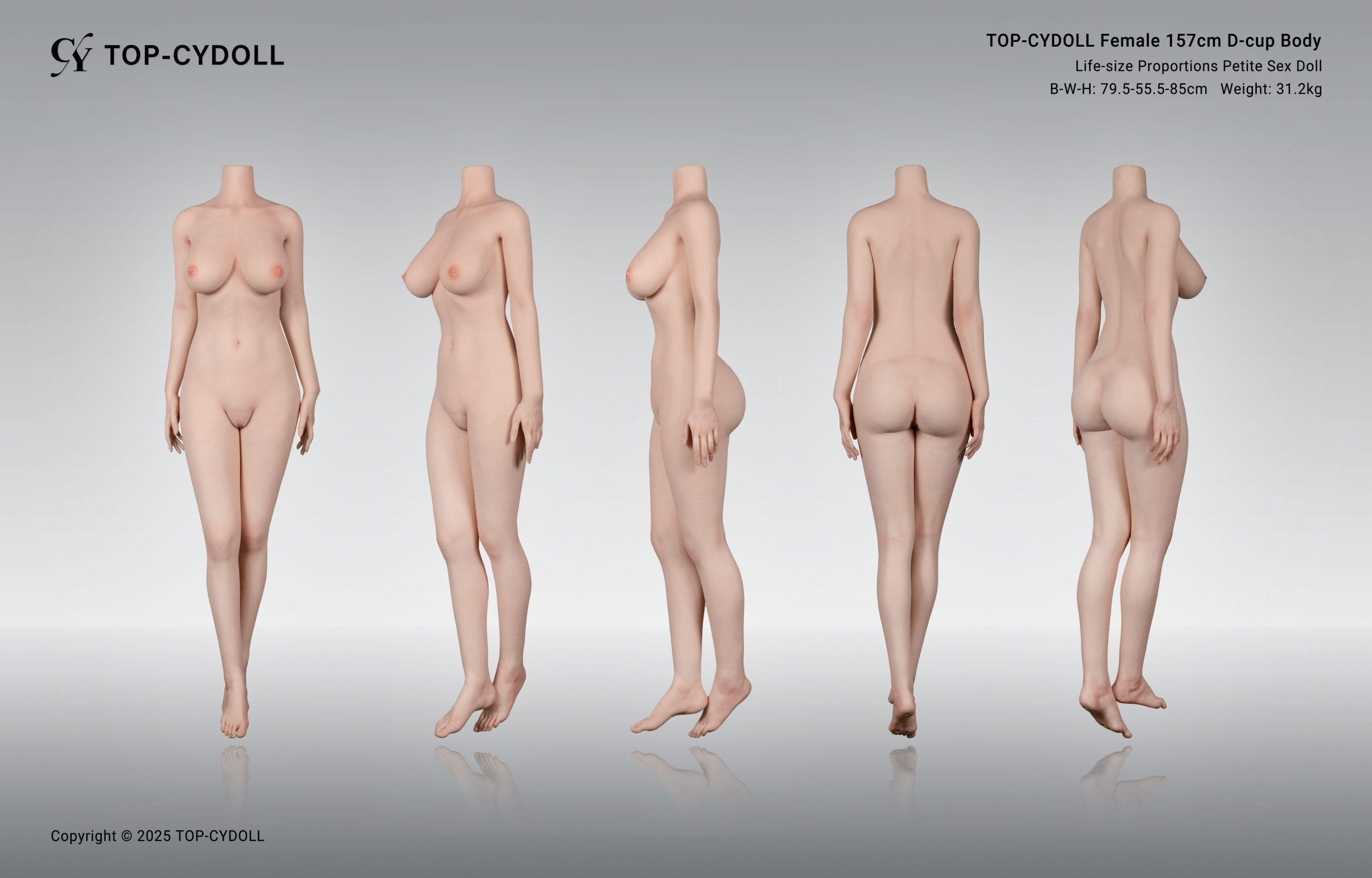 TOP-CYDOLL 157cm D-cup Body