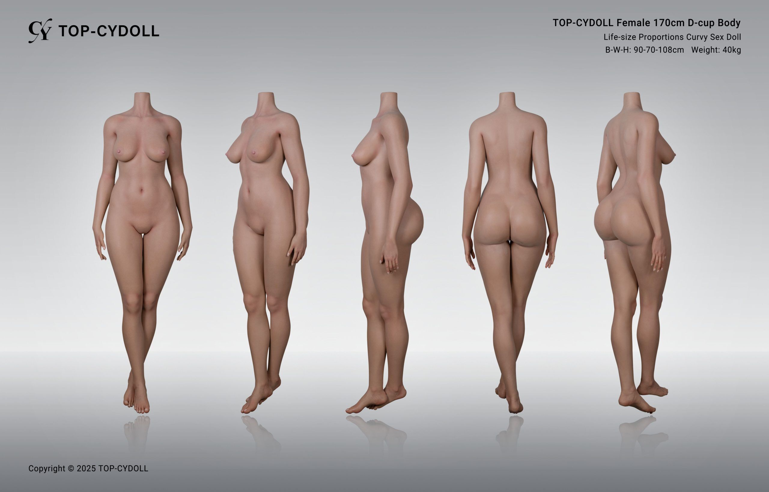 TOP-CYDOLL 170cm D-cup Body