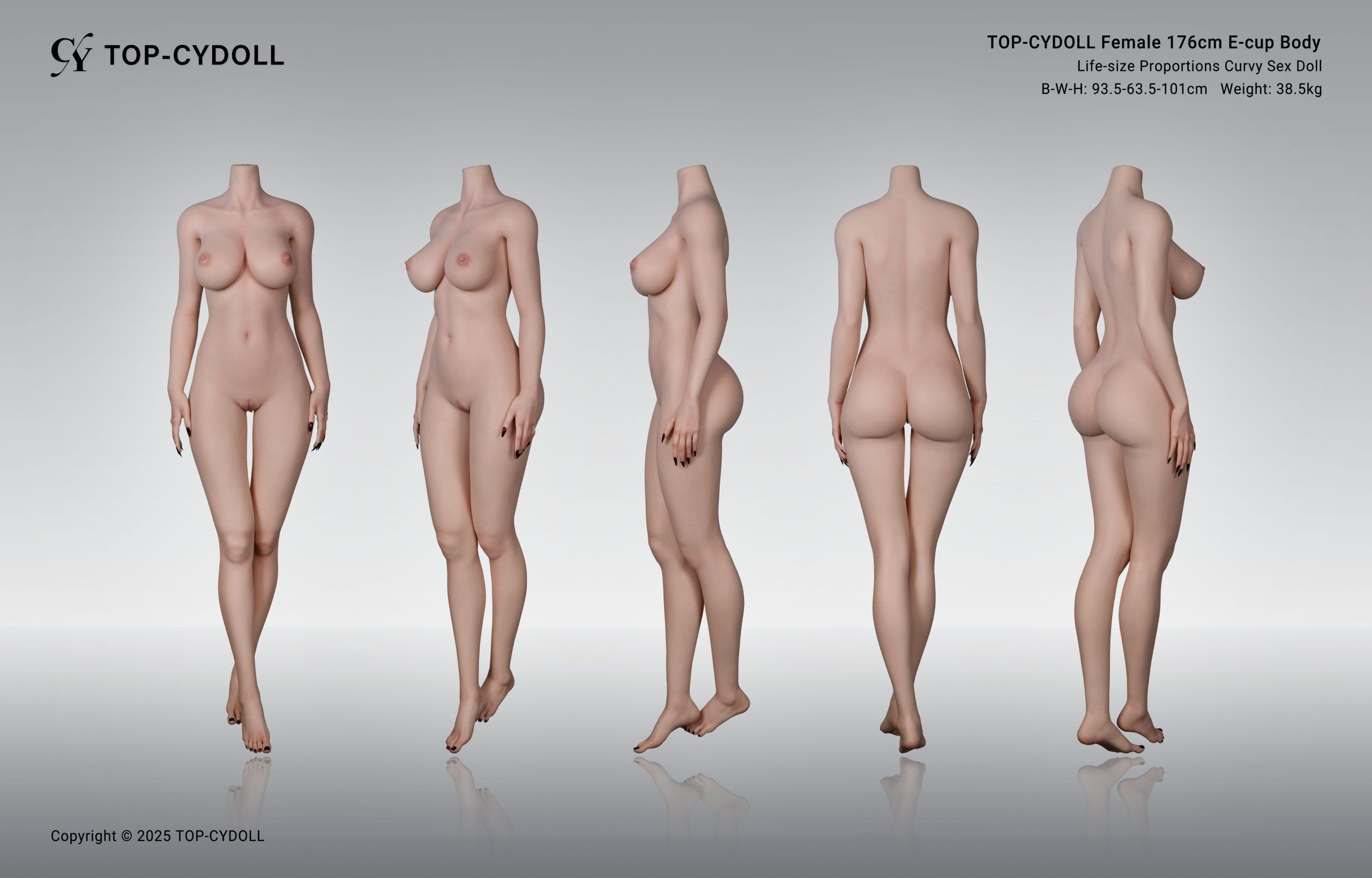 TOP-CYDOLL 176cm E-cup Body
