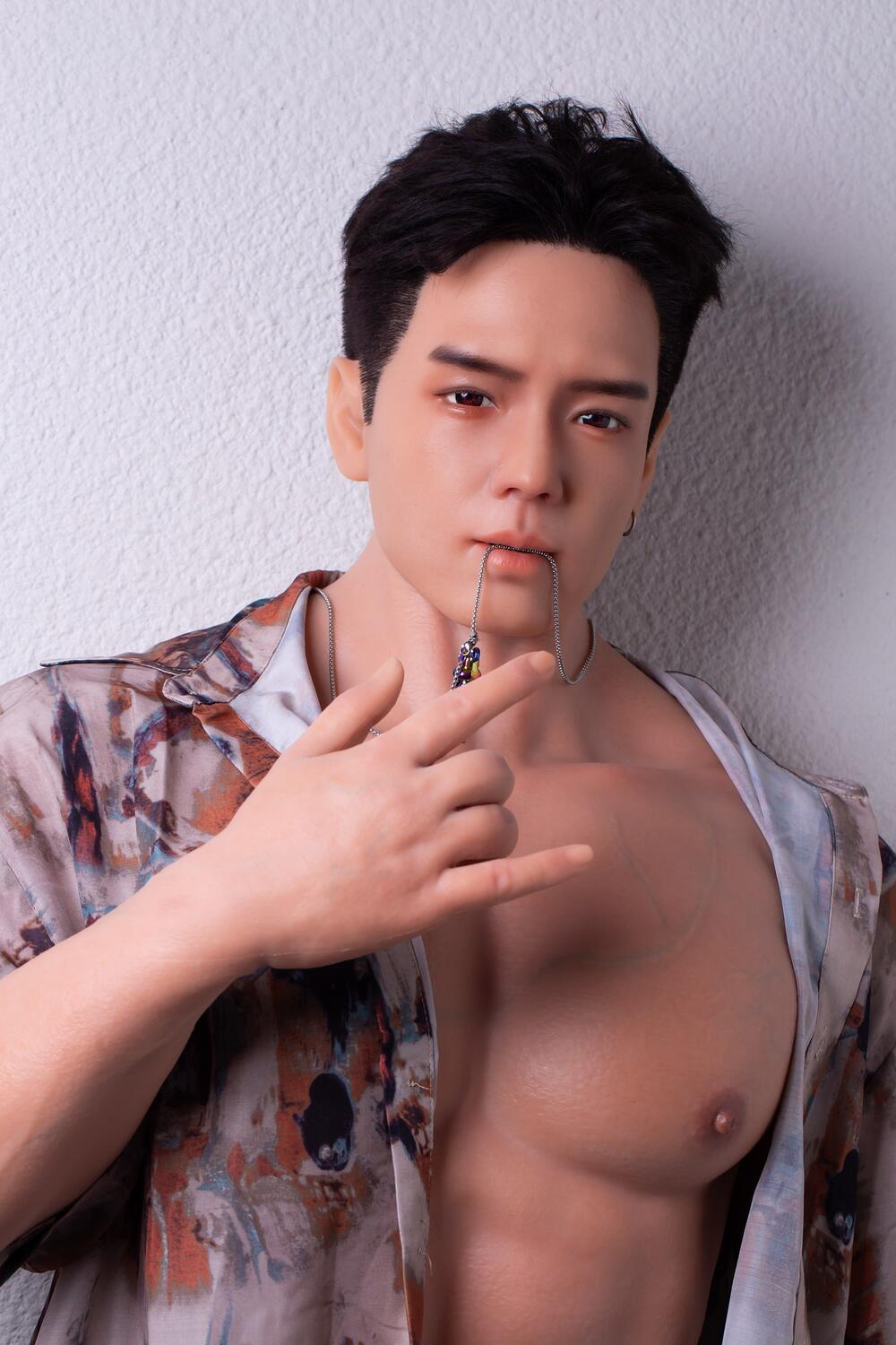 175cm/5ft9 Male Silicone Sex Doll - Momo - RosemaryDoll