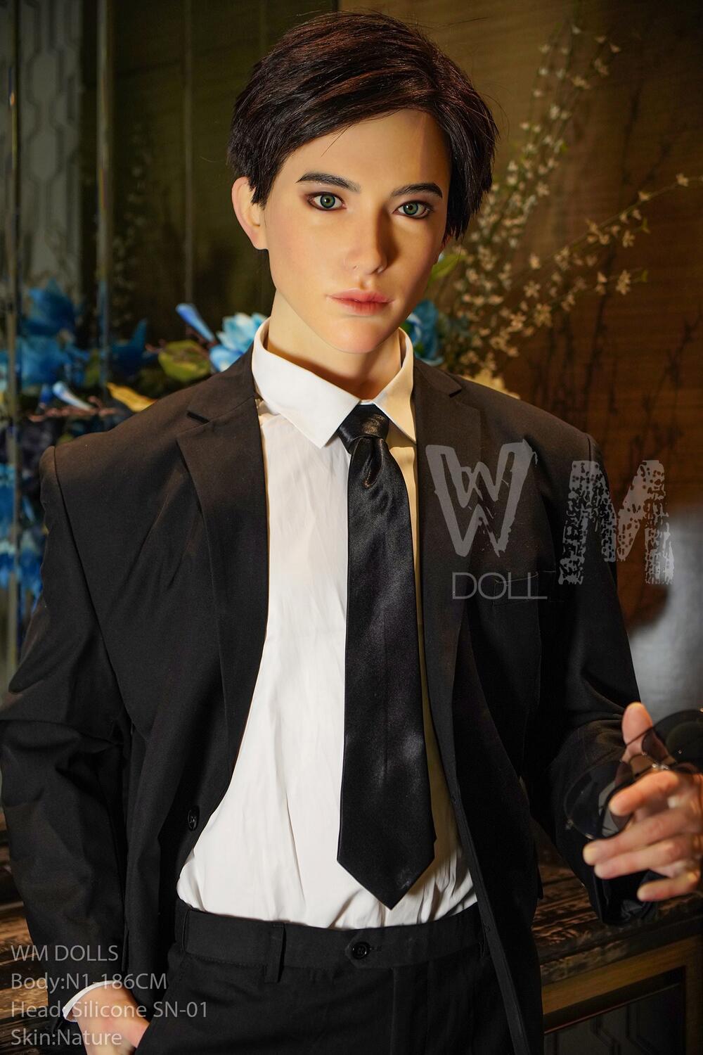 WM 186cm6ft1 Male Silicone Sex Doll – Head #SN-01 at rosemarydoll